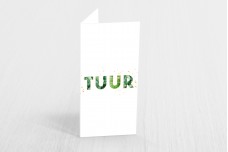 Letters met blaadjes